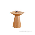 White Round Wood Coffee Table white round table top MDF center coffee table Manufactory